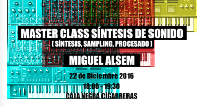MasterClass SoundLab Miguel Alsem 22 diciembre Cigarreras